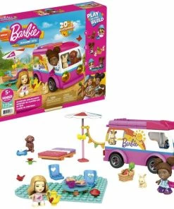 MEGA CONSTRUX BARBIE BUILDING SETS ADVENTURE DREAMCAMPER 123 PIECES