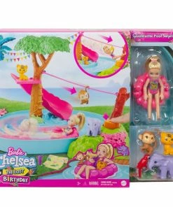 BARBIE AND CHELSEA THE LOST BIRTHDAY SPLASHTASTIC POOL SURPRISE