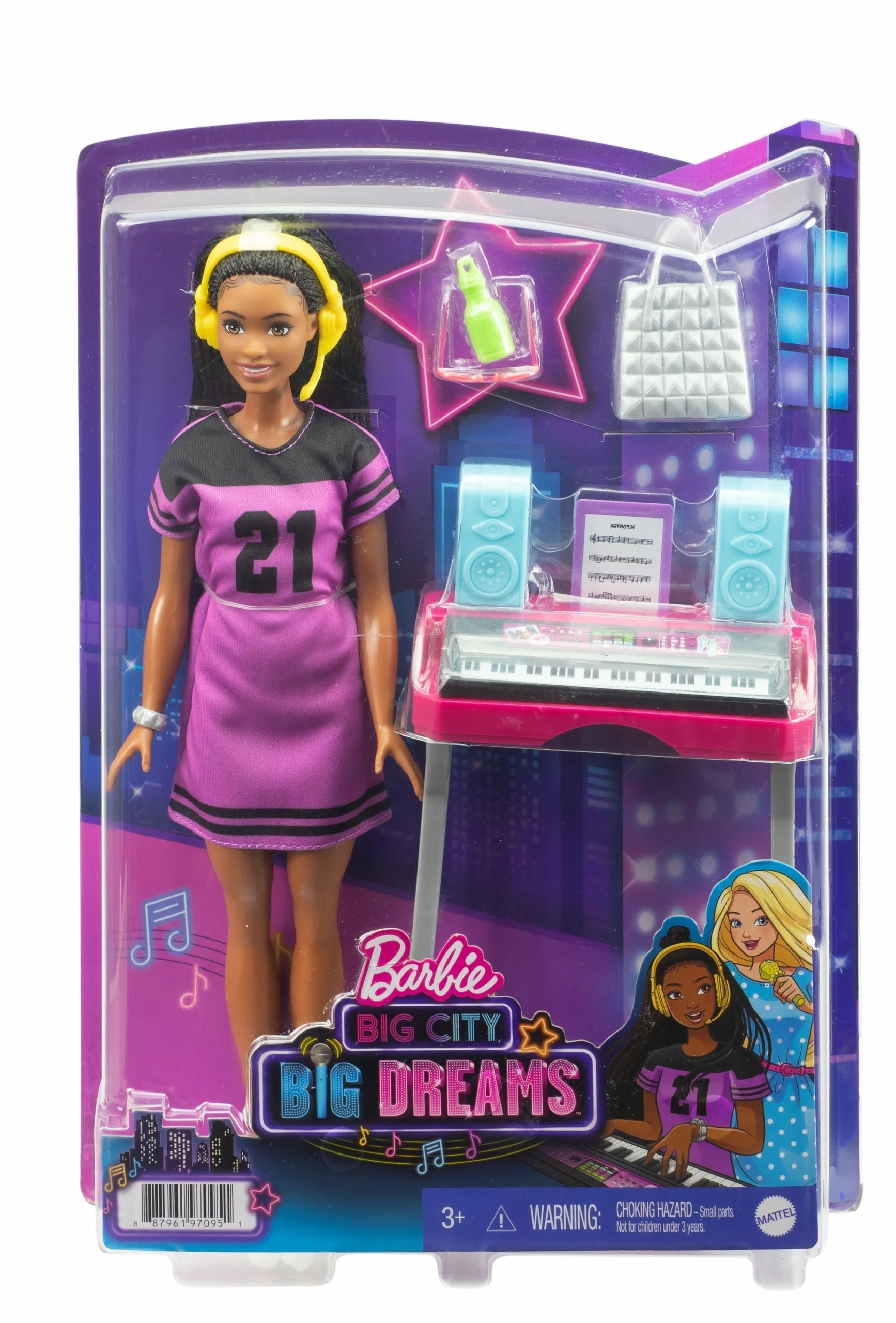 BARBIE BIG CITY BIG DREAMS PLAYSET AND DOLL BROOKLYN RECORDING STUDIO 1 BARBIE BIG CITY BIG DREAMS PLAYSET AND DOLL BROOKLYN RECORDING STUDIO