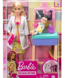 BARBIE CAREER DOLL & PLAYSET PEDIATRICIAN BLONDE