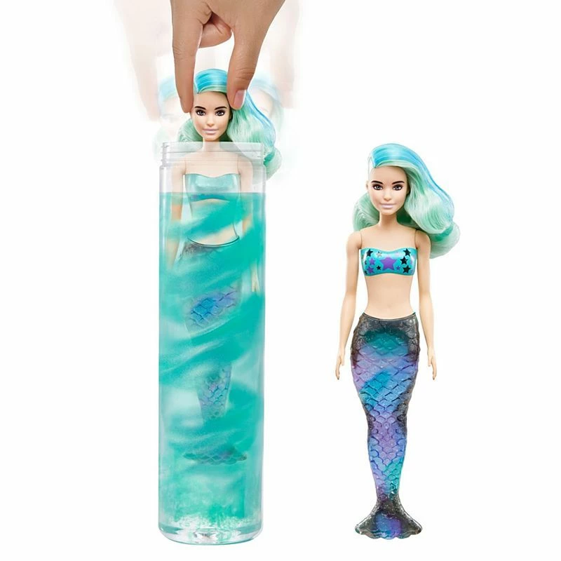 BARBIE COLOUR REVEAL DOLL AQUA TUBE 2 BARBIE COLOUR REVEAL DOLL AQUA TUBE - Image 2