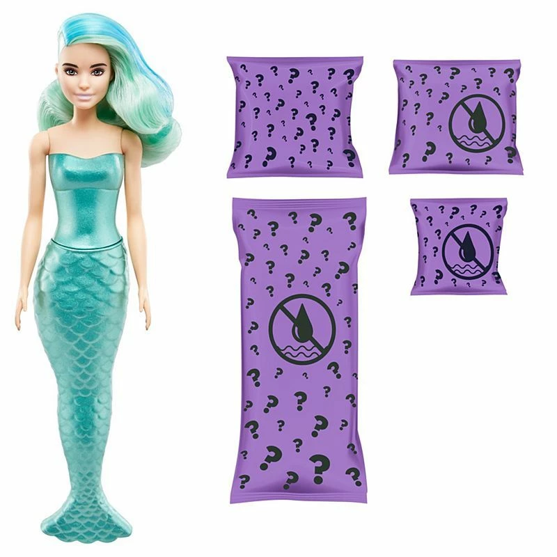 BARBIE COLOUR REVEAL DOLL AQUA TUBE 5 BARBIE COLOUR REVEAL DOLL AQUA TUBE - Image 5