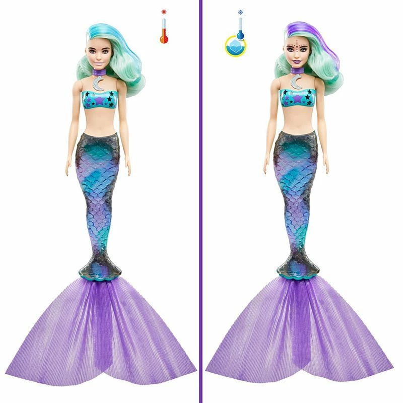 BARBIE COLOUR REVEAL DOLL AQUA TUBE 6 BARBIE COLOUR REVEAL DOLL AQUA TUBE - Image 6