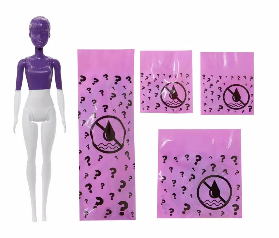 BARBIE COLOUR REVEAL DOLL PINK TUBE 2 BARBIE COLOUR REVEAL DOLL PINK TUBE - Image 2