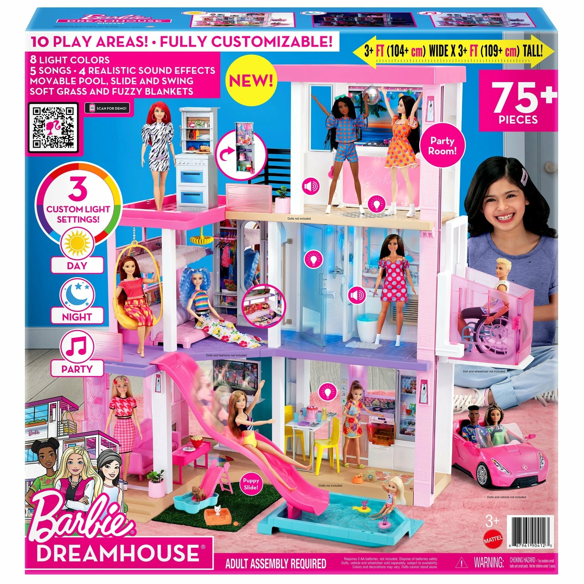BARBIE DREAMHOUSE DOLLHOUSE PLAYSET 1 BARBIE DREAMHOUSE DOLLHOUSE PLAYSET