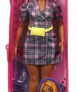 BARBIE FASHIONISTA DOLL #161 PLAID DRESS