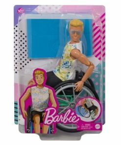 BARBIE KEN FASHIONISTA DOLL WITH WHEELCHAIR