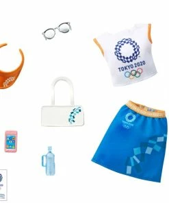 BARBIE STORYTELLING TOKYO 2020 FASHION PACK OYLMPIC GRAPHICS T-SHIRT & SKIRT
