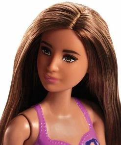 BARBIE BEACH DOLL PINK & BLUE SWIMSUIT -CRAYOLA Shop BARBIE DOLL ASST PURPLE 3 40946448 8e22 41c3 ac48 e4b48c65068e