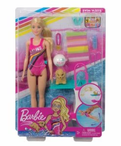BARBIE DREAMHOUSE ADVENTURES SWIM 'N DIVE DOLL