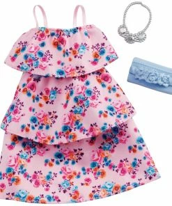 BARBIE FASHIONS PINK DRESS