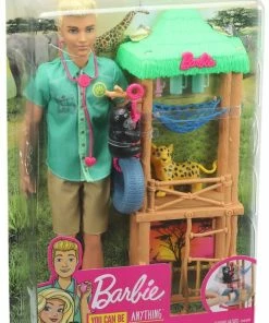 BARBIE WILDLIFE VET KEN PLAYSET