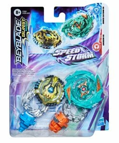 BEYBLADE BURST SURGE SPEEDSTORM DUAL PACK ANUBION A6 & DEMISE SATOMB S6