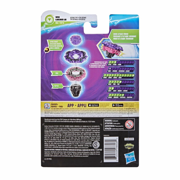 BEYBLADE BURST SURGE SPEEDSTORM STARTER PACK VEX LUCIUS L6 3 BEYBLADE BURST SURGE SPEEDSTORM STARTER PACK VEX LUCIUS L6 - Image 3