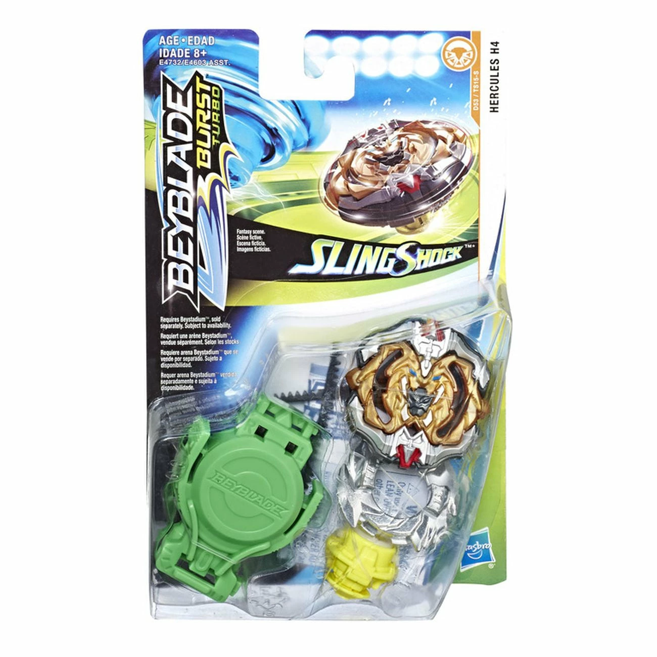 BEYBLADE BURST TURBO SLINGSHOCK STARTER PACK HERCULES H4