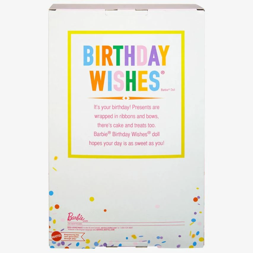 BARBIE SIGNATURE BIRTHDAY WISHES DOLL 4 BARBIE SIGNATURE BIRTHDAY WISHES DOLL - Image 4