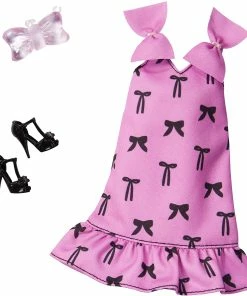 BARBIE FASHIONS PINK BOW DRESS