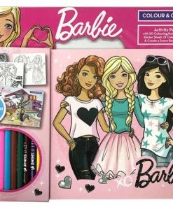 BARBIE COLOUR & CARRY ACTIVITY PAD