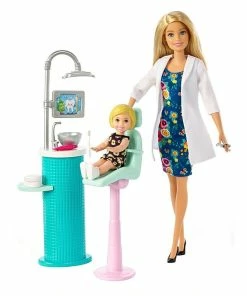 BARBIE CAREER DOLL & PLAYSET DENTIST BLONDE HAIR
