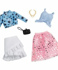 BARBIE FASHION 2 PACK STARS & DENIM OUTFIT