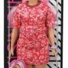 BARBIE FASHIONISTA DOLL #151 RED PAISLEY OUTFIT