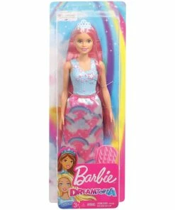 BARBIE DREAMTOPIA HAIRPLAY DOLL WITH PINK HAIR