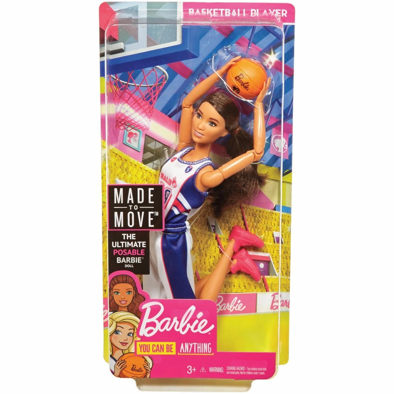 BARBIE MADE TO MOVE DOLL BASKETBALLER 1 BARBIE MADE TO MOVE DOLL BASKETBALLER