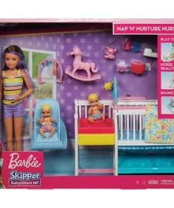 BARBIE SKIPPER BABYSITTERS INC. NAP 'N' NURTURE NURSERY PLAYSET