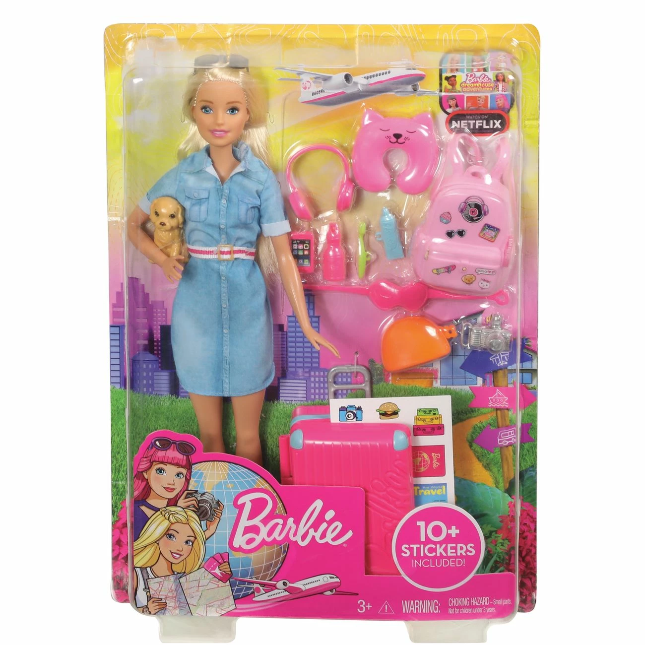 BARBIE TRAVEL DOLL & ACCESSORIES 1 BARBIE TRAVEL DOLL & ACCESSORIES