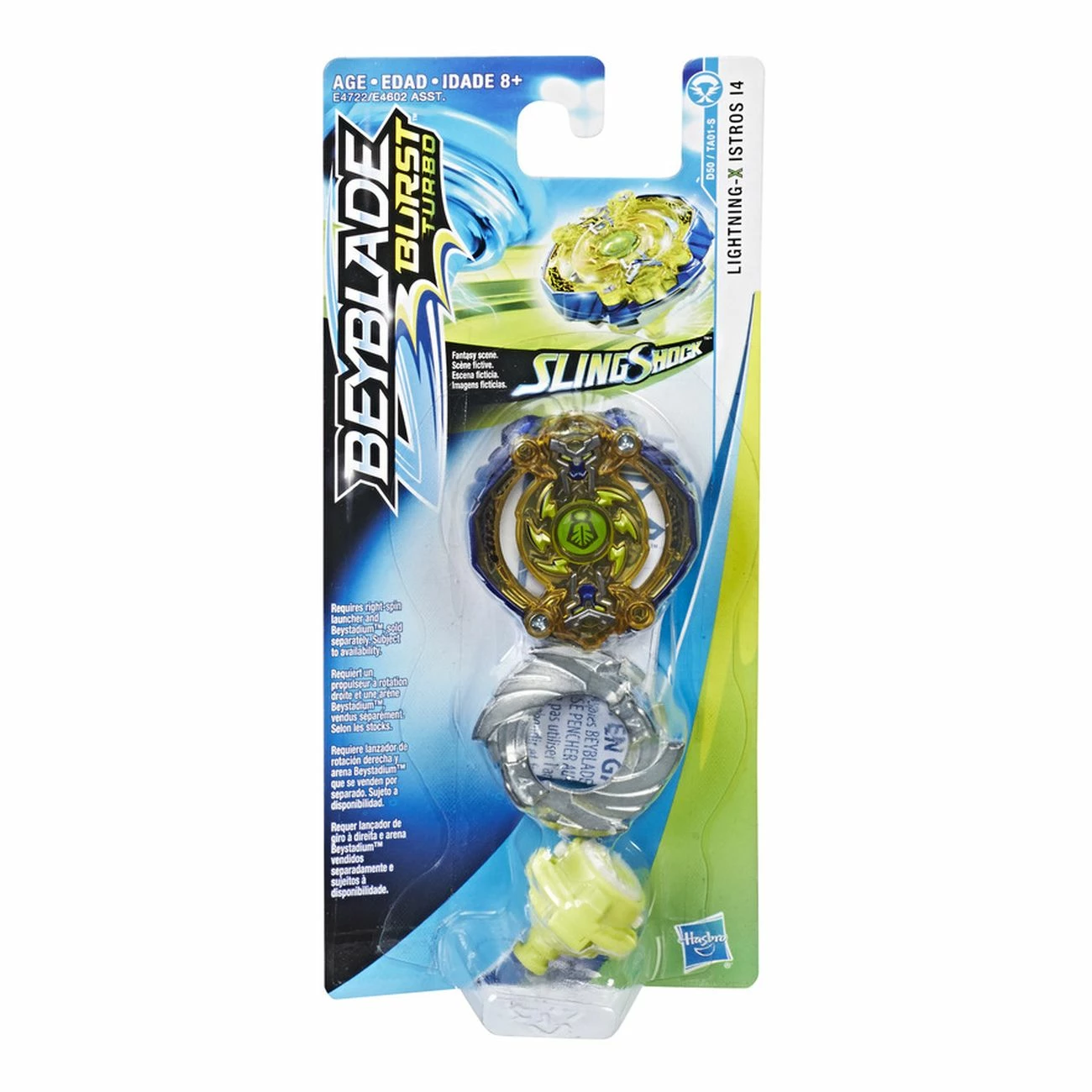 BEYBLADE BURST TURBO SLINGSHOCK SINGLE TOP LIGHTNING-X ISTROS I4
