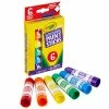 CRAYOLA WASHABLE PAINT STICKS 6 PACK