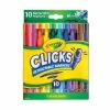CRAYOLA CLICKS RETRACTABLE MARKERS 10 PACK