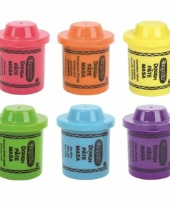 CRAYOLA DOUGH 6X 2OZ TUBS