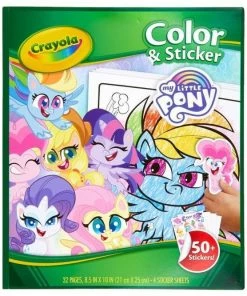 CRAYOLA MY LITTLE PONY COLOR & STICKER BOOK