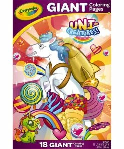 CRAYOLA UNI-CREATURES GIANT COLORING PAGES