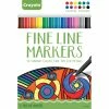 CRAYOLA 12CT FINE LINE MARKERS CLASSIC
