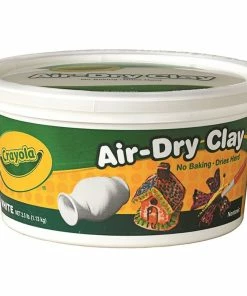 CRAYOLA AIR DRY CLAY WHITE 1.13KG