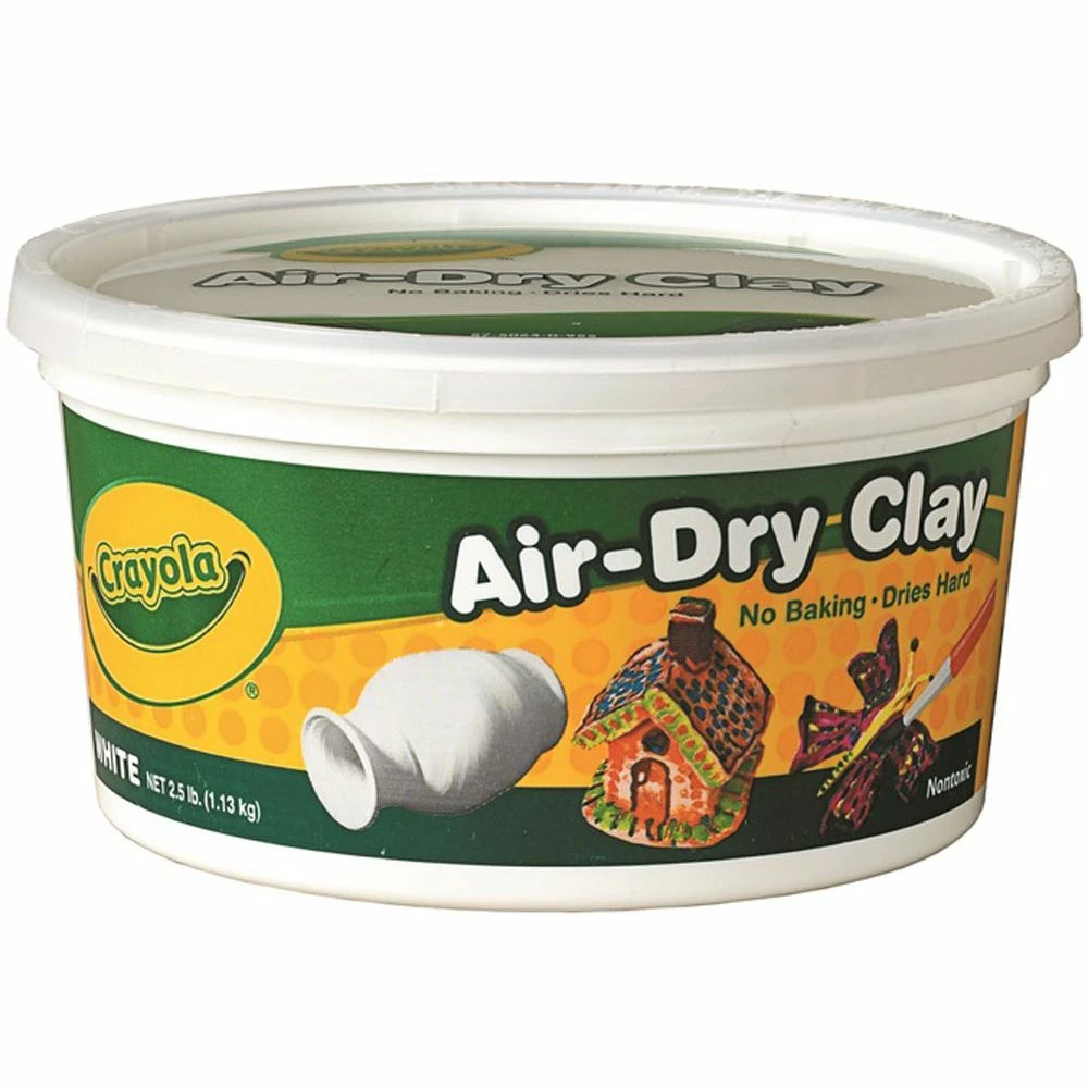 CRAYOLA AIR DRY CLAY WHITE 1.13KG 1 CRAYOLA AIR DRY CLAY WHITE 1.13KG