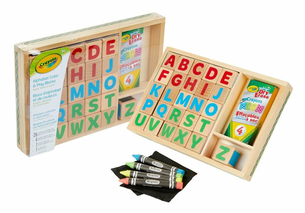 CRAYOLA ALPHABET COLOUR AND PLAY BLOCKS 2 CRAYOLA ALPHABET COLOUR AND PLAY BLOCKS - Image 2