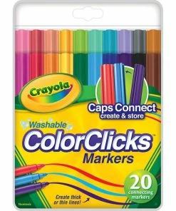 CRAYOLA COLOUR CLICK MARKERS 20PK