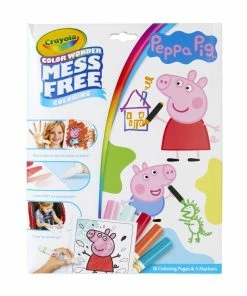 CRAYOLA COLOUR WONDER MESS FREE COLOURING PEPPA PIG