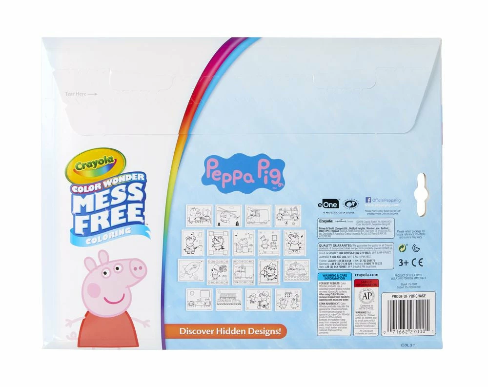 CRAYOLA COLOUR WONDER MESS FREE COLOURING PEPPA PIG 3 CRAYOLA COLOUR WONDER MESS FREE COLOURING PEPPA PIG - Image 3