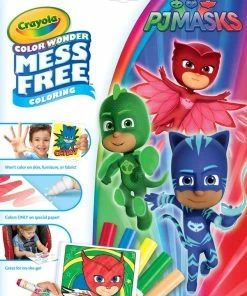 CRAYOLA COLOR WONDER MESS FREE PJ MASKS