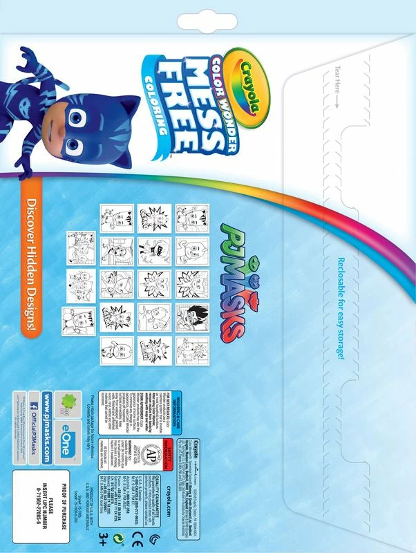 CRAYOLA COLOR WONDER MESS FREE PJ MASKS 4 CRAYOLA COLOR WONDER MESS FREE PJ MASKS - Image 4
