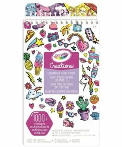 CRAYOLA CREATIONS COLORABLE STICKER BOOK