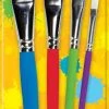 CRAYOLA FLAT BIG PAINT BRUSHES 4 PACK