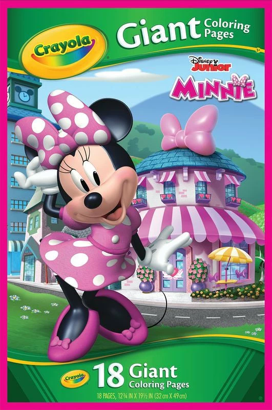 CRAYOLA GIANT COLOURING PAGES MINNIE MOUSE 1 CRAYOLA GIANT COLOURING PAGES MINNIE MOUSE