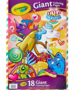 CRAYOLA GIANT COLOURING PAGES UNI CREATURES