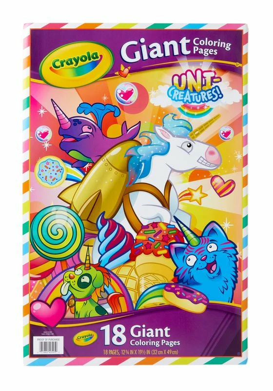 CRAYOLA GIANT COLOURING PAGES UNI CREATURES 1 CRAYOLA GIANT COLOURING PAGES UNI CREATURES