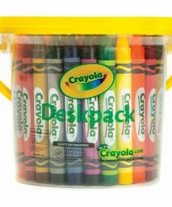CRAYOLA LARGE CRAYON DESK PACK 48 PACK